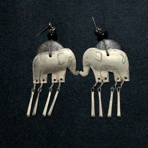 Vintage elephant earrings